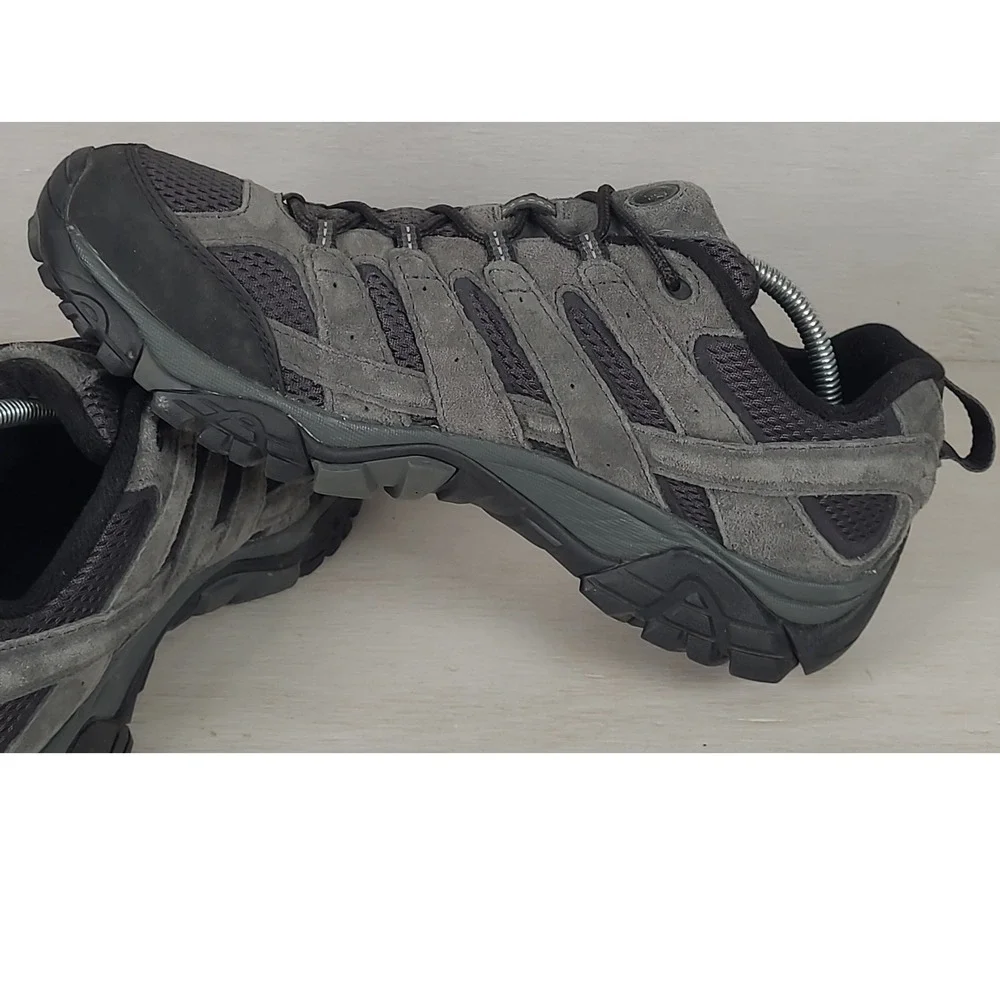 Merrell Moab 2 Vent Mens Sz 11 Hiking Shoes Grey Black Suede Vibram J06011